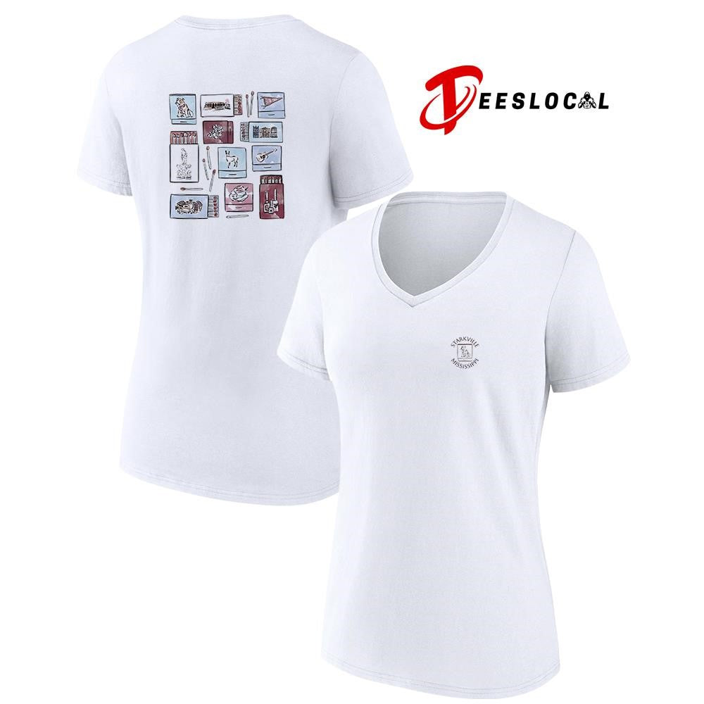 Mississippi State Bulldogs SEC matchbook graphic shirt Unisex