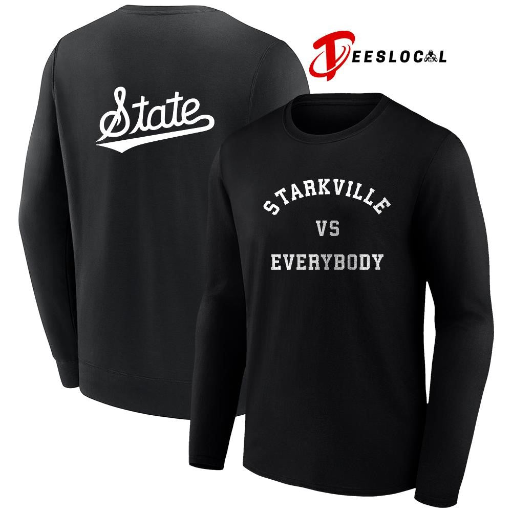 Mississippi State Bulldogs Starkville vs everybody graphic shirt Unisex