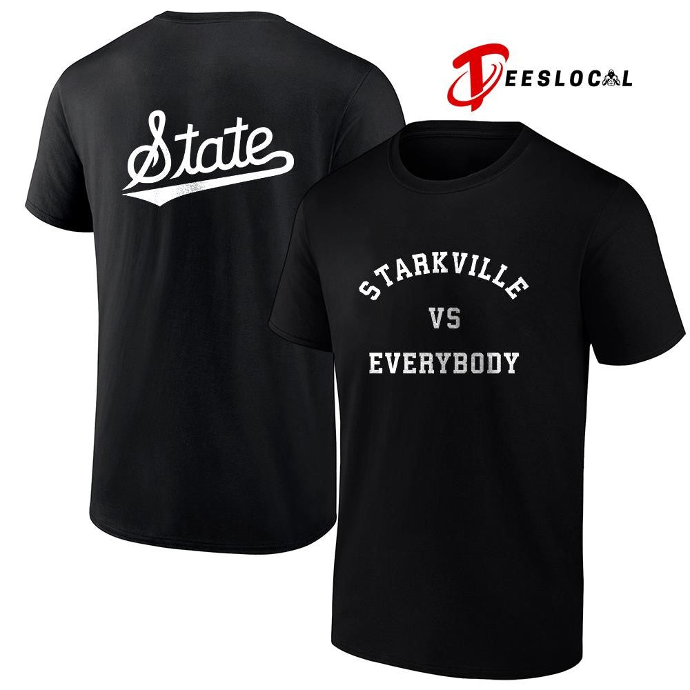 Mississippi State Bulldogs Starkville vs everybody graphic shirt Unisex