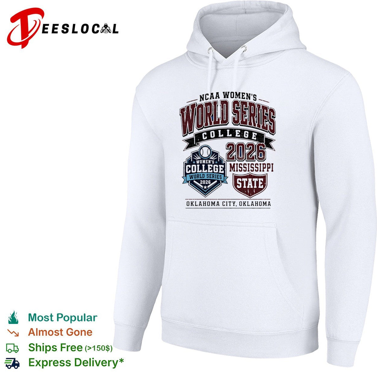 Mississippi State NCAA World Series 2026 Oklahoma City College softball fan shirt Unisex