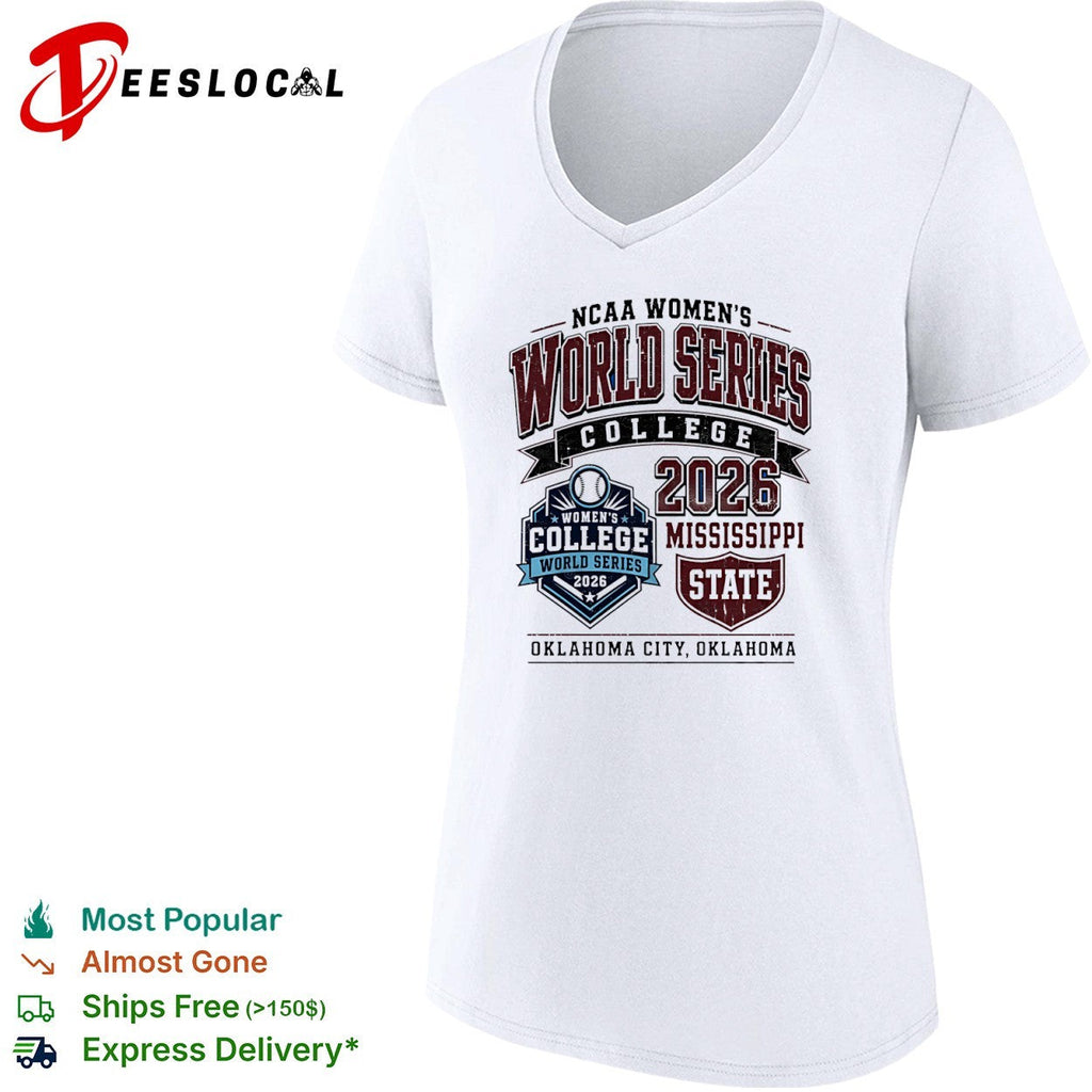 Mississippi State NCAA World Series 2026 Oklahoma City College softball fan shirt Unisex