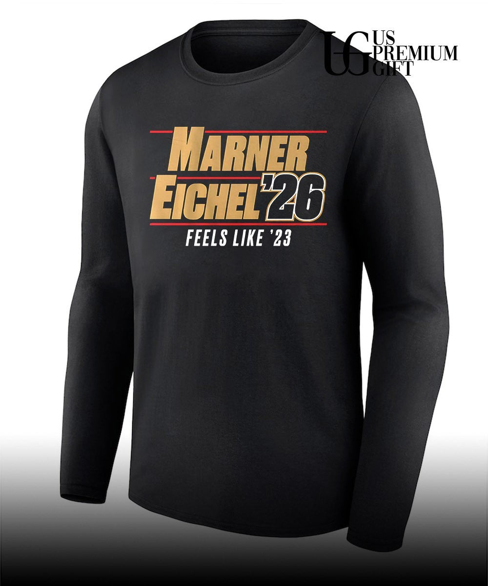 Mitch Marner Jack Eichel Vegas Golden Knights NHL Marner Eichel 26′ Feels Like 23′ shirt Unisex