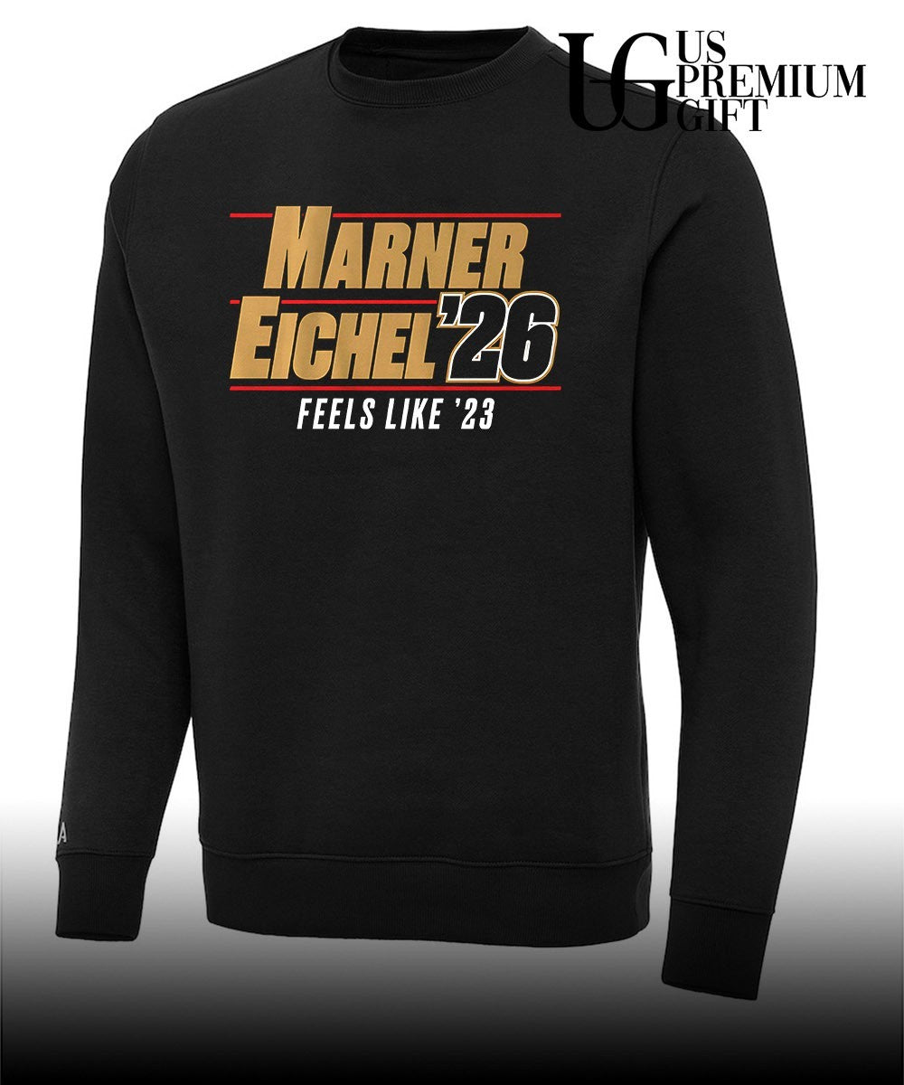 Mitch Marner Jack Eichel Vegas Golden Knights NHL Marner Eichel 26′ Feels Like 23′ shirt Unisex