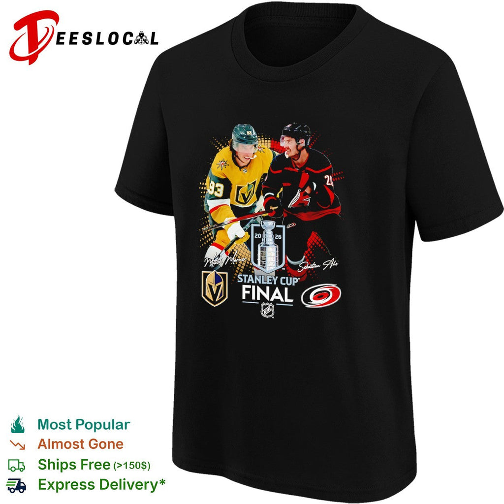 Mitch Marner Vegas Golden Knights vs Sebastian Aho Carolina Hurricanes 2026 shirt Unisex
