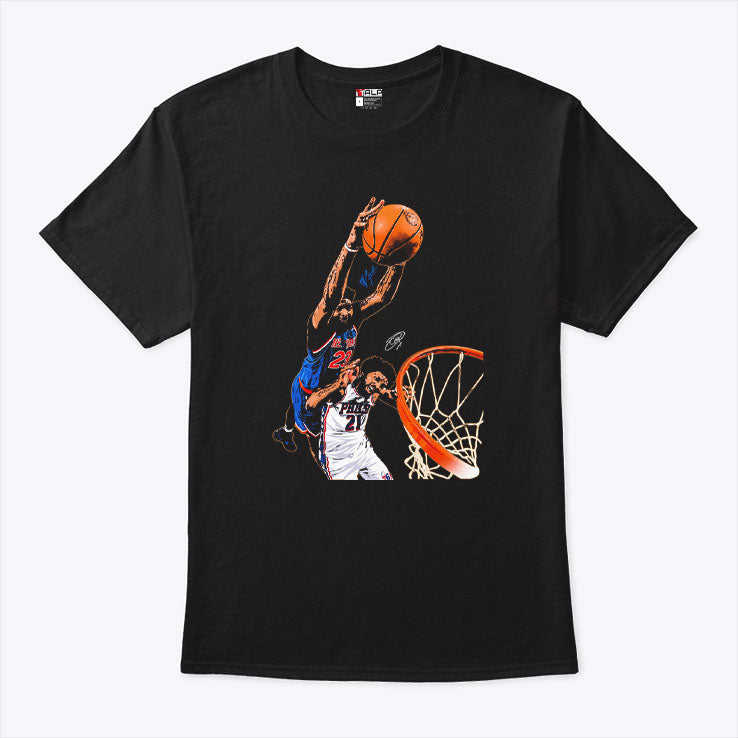 Mitchell Robinson Dunk Joel Embiid Tee Unisex