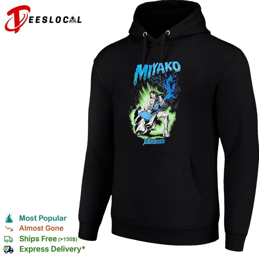 Miyako Lovebites Heavy Metal Guitarist Electric Lightning shirt Unisex