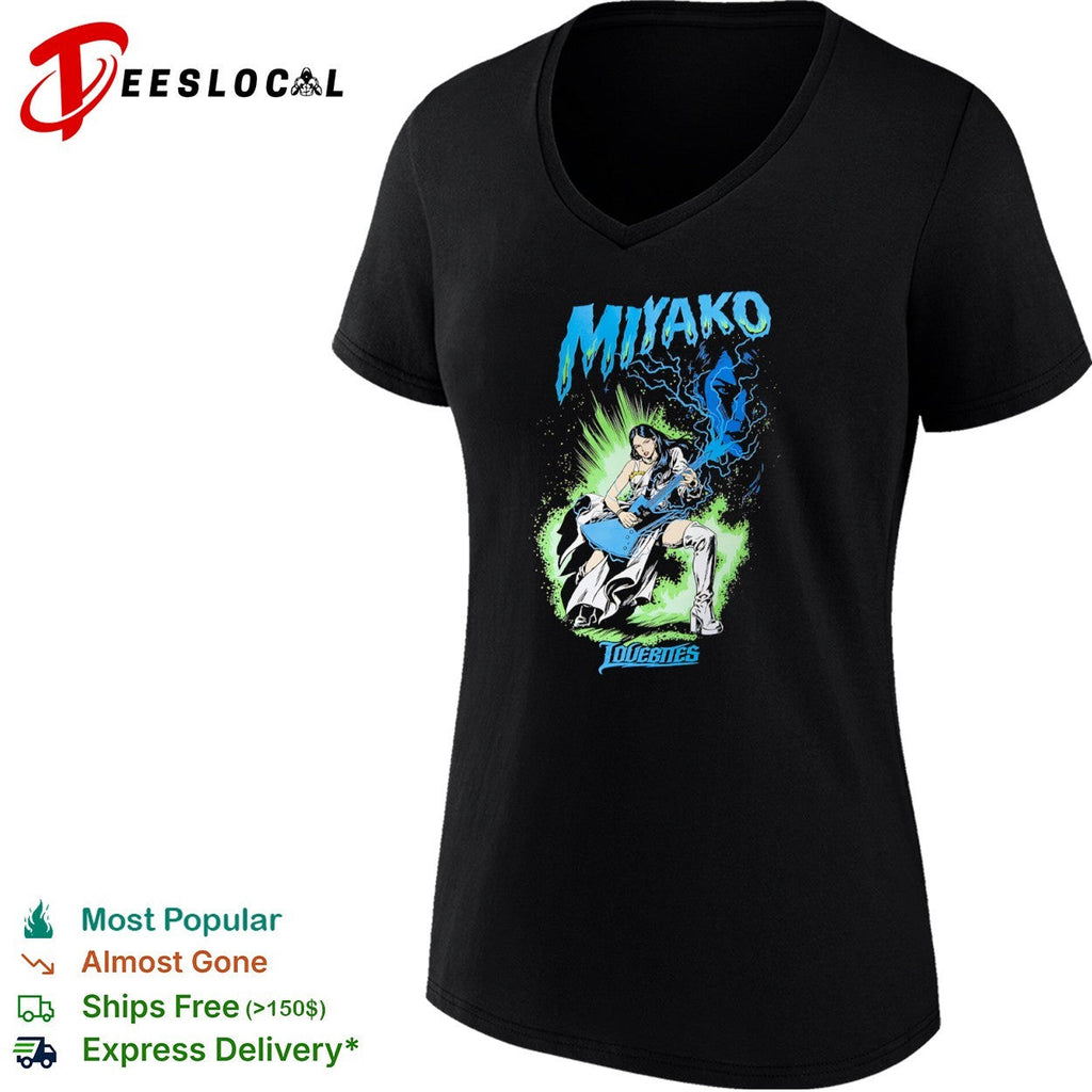 Miyako Lovebites Heavy Metal Guitarist Electric Lightning shirt Unisex