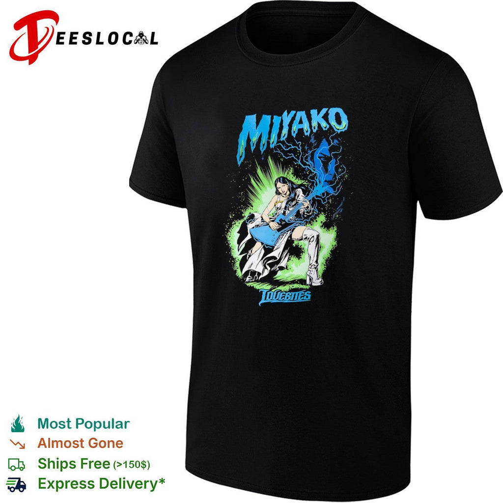 Miyako Lovebites Heavy Metal Guitarist Electric Lightning shirt Unisex