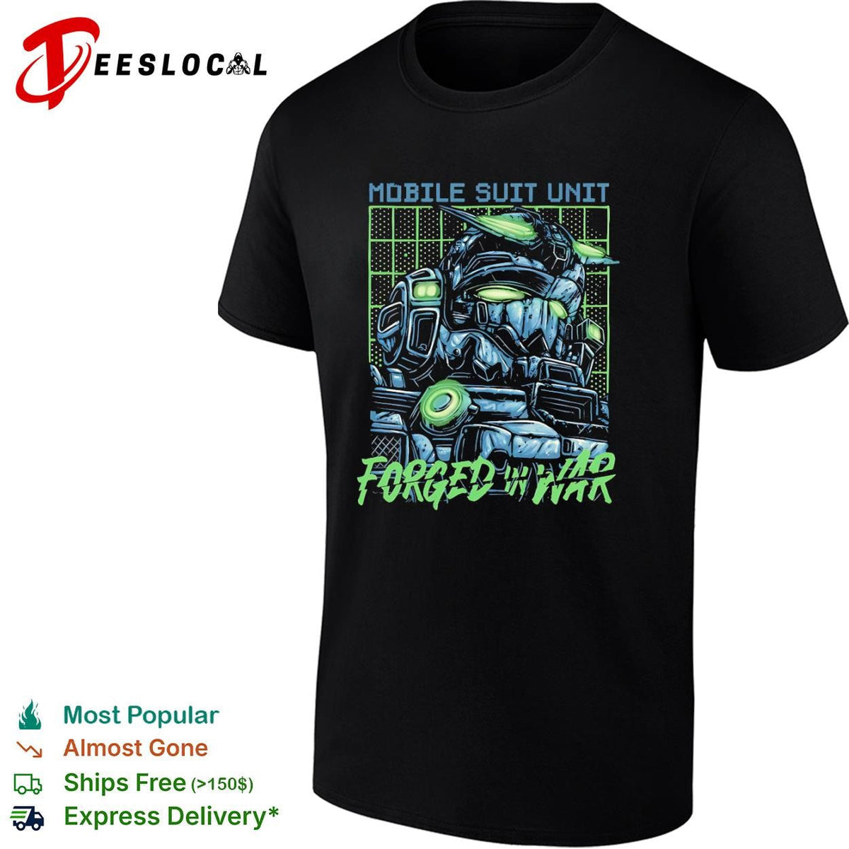 Mobile Suit Unit Forged In War shirt Unisex