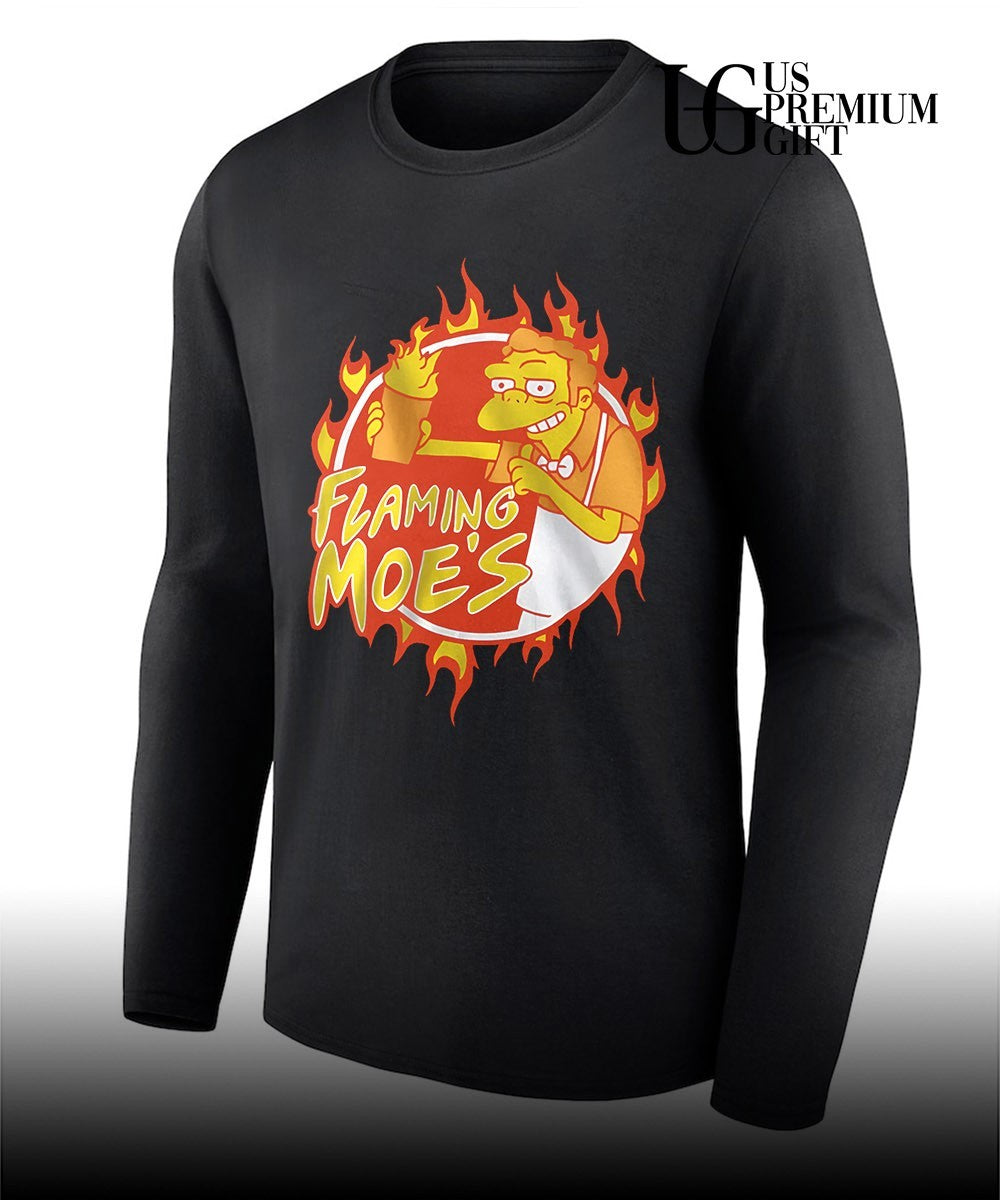 Moe Szyslak Simpsons Flaming Moe’s shirt Unisex