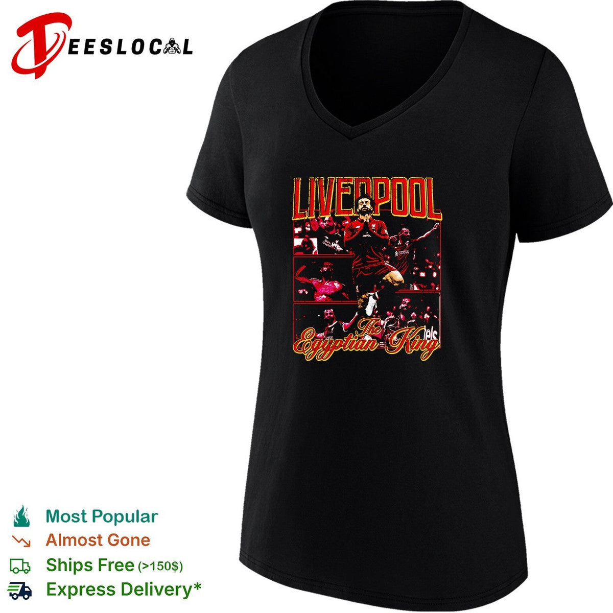 Mohamed Salah Liverpool the Egyptian king shirt Unisex