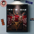 Mohamed Salah The Eguptian King Says Farewell Leaving Liverpool After 9 Seasons Home Decor Poster Canvas