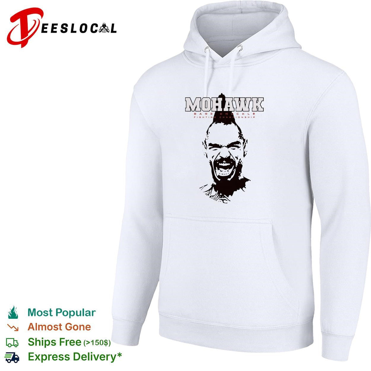 Mohawk bare knuckle fighting championship portrait shirt Unisex
