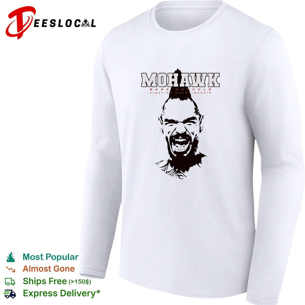Mohawk bare knuckle fighting championship portrait shirt Unisex