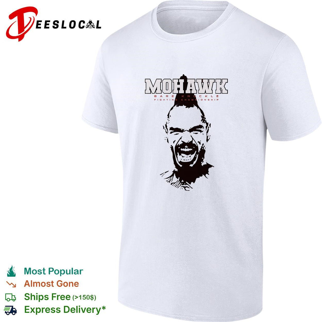 Mohawk bare knuckle fighting championship portrait shirt Unisex