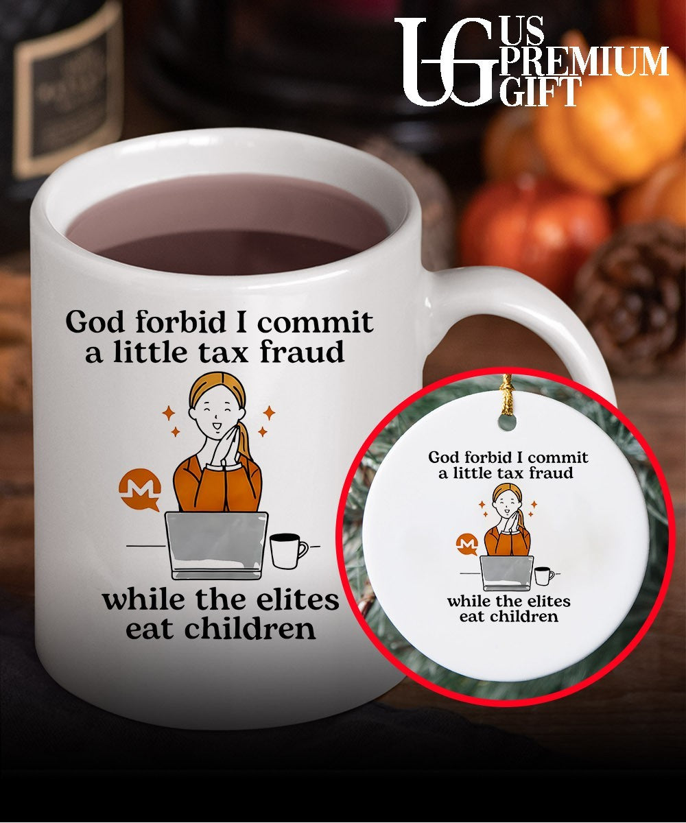 Monero Crypto Currency God forbid I commit a little tax fraud while the elites eat shirt Unisex