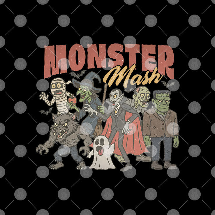 Monster Mash Halloween T Shirt Unisex