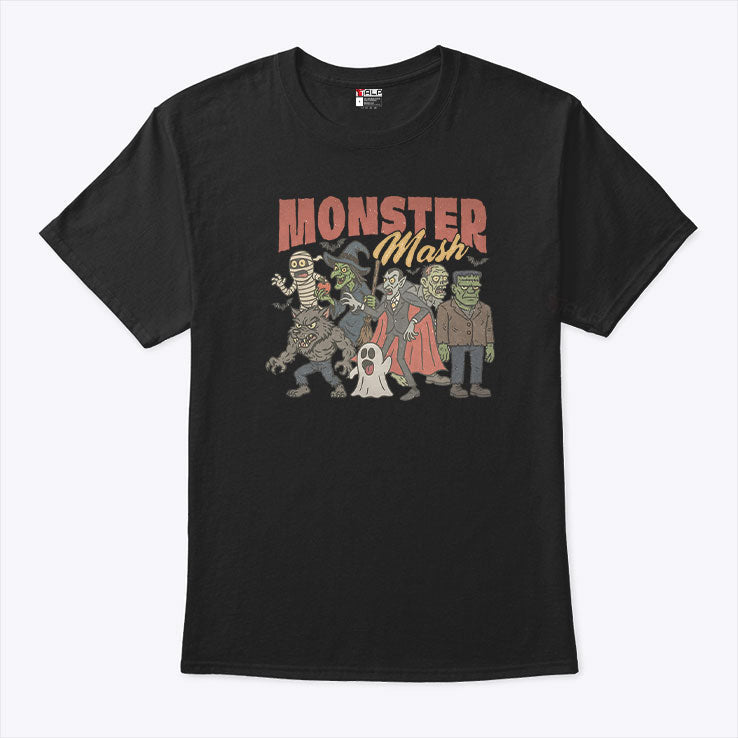 Monster Mash Halloween T Shirt Unisex