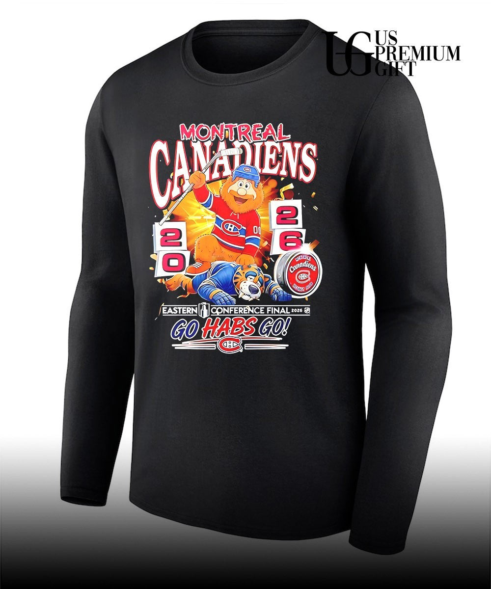 Montreal Canadiens 2026 Eastern Conference Final Go Habs Go Nashville Predators mascot shirt