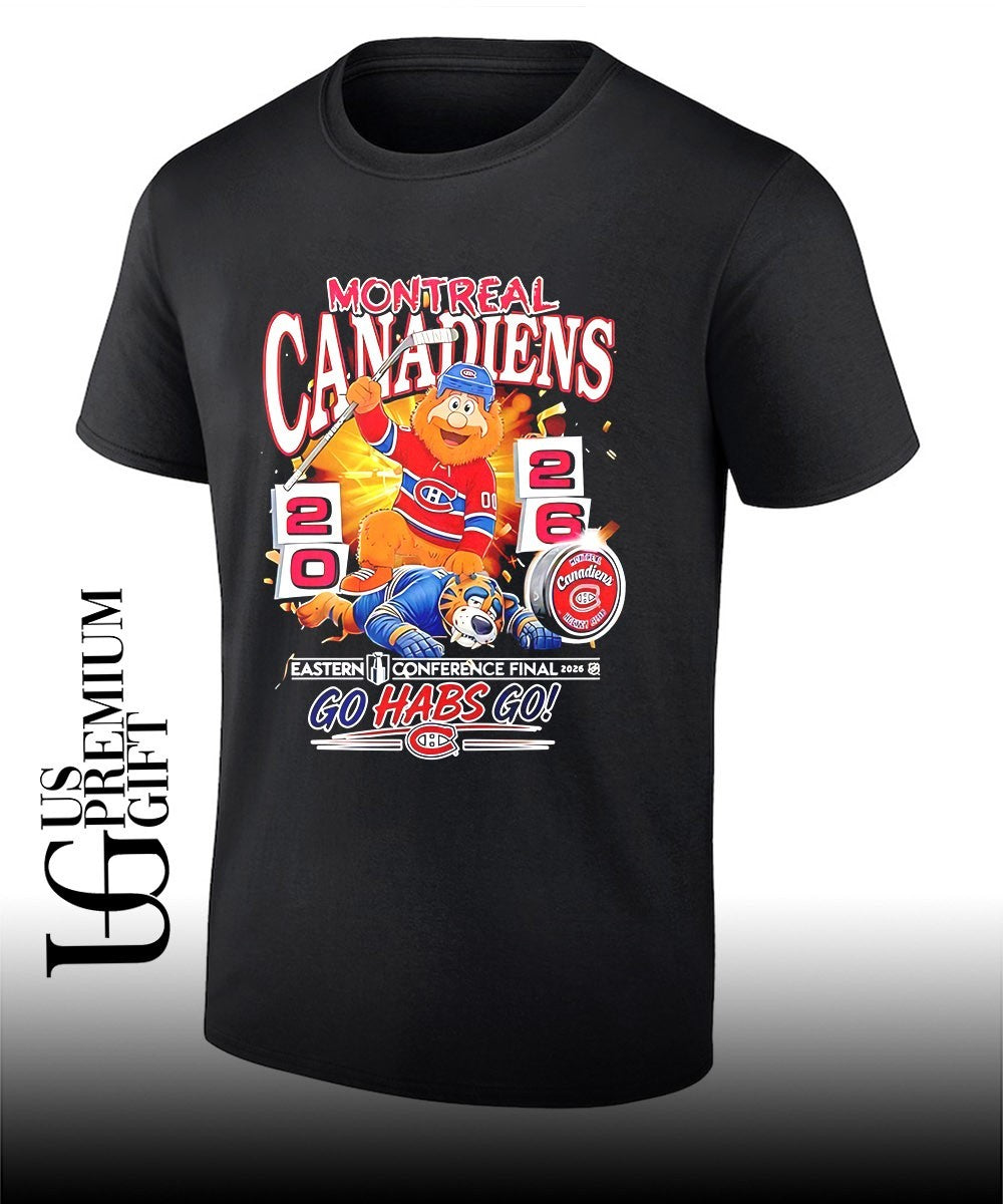 Montreal Canadiens 2026 Eastern Conference Final Go Habs Go Nashville Predators mascot shirt