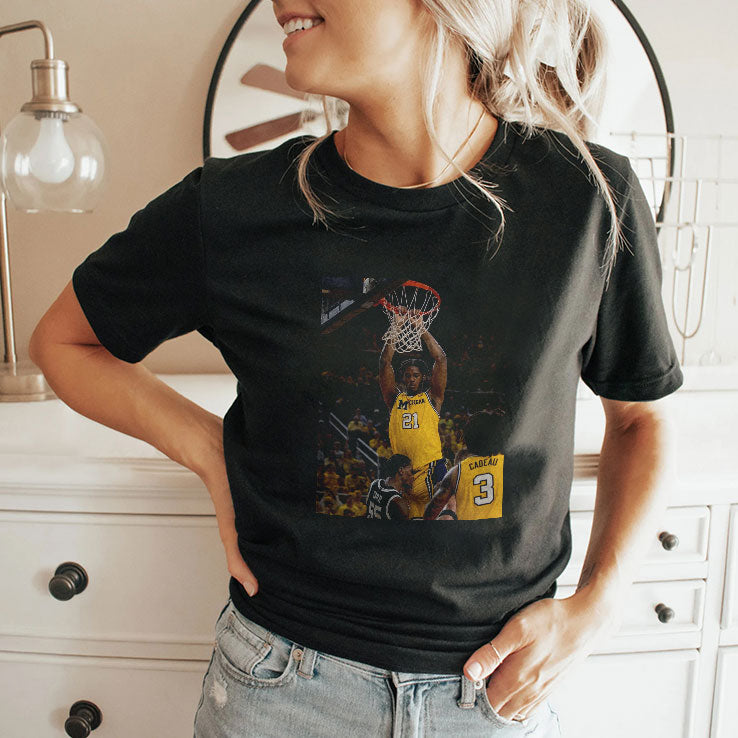 Morez Johnson Dunk Basketball T Shirt Unisex