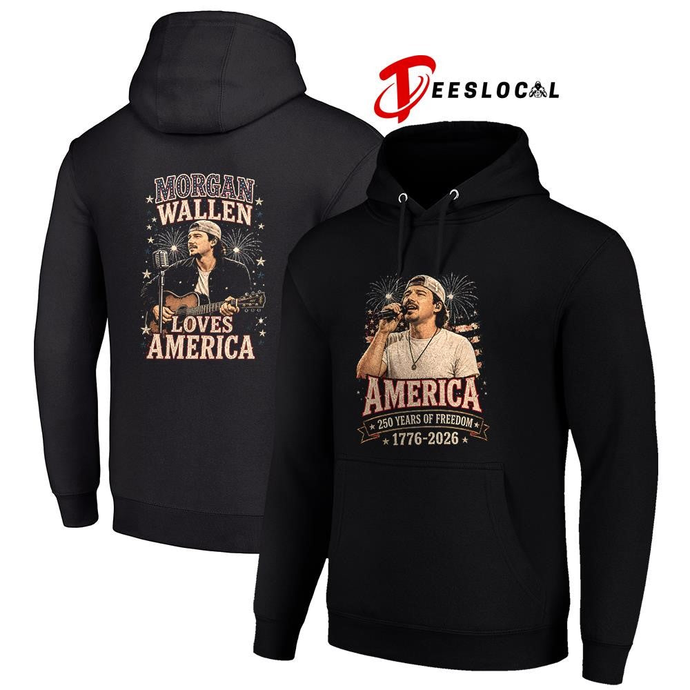 Morgan Wallen 250 years of freedom loves America shirt Unisex
