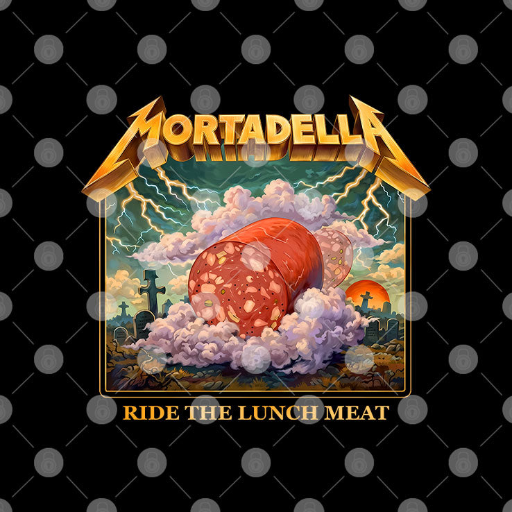 Mortadella Ride The Lunch Meat Italian Food Funny T Shirt Unisex