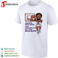 Moses Malone Sixers the chairman of the boards caricature shirt Unisex