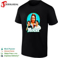 Mother true crime photo montage bold white lettering dark graphic shirt Unisex