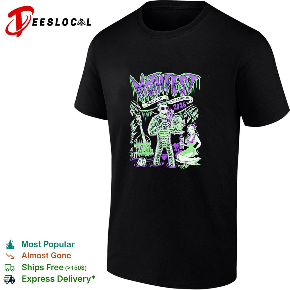Mothfest tribute to Dan Lamothe 2026 creature shirt Unisex