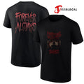 Motionles in white infamous forever and always graphic shirt Unisex