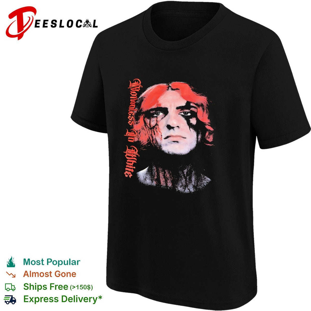 Motionless in White Chris Motionless Band Portrait Face shirt Unisex