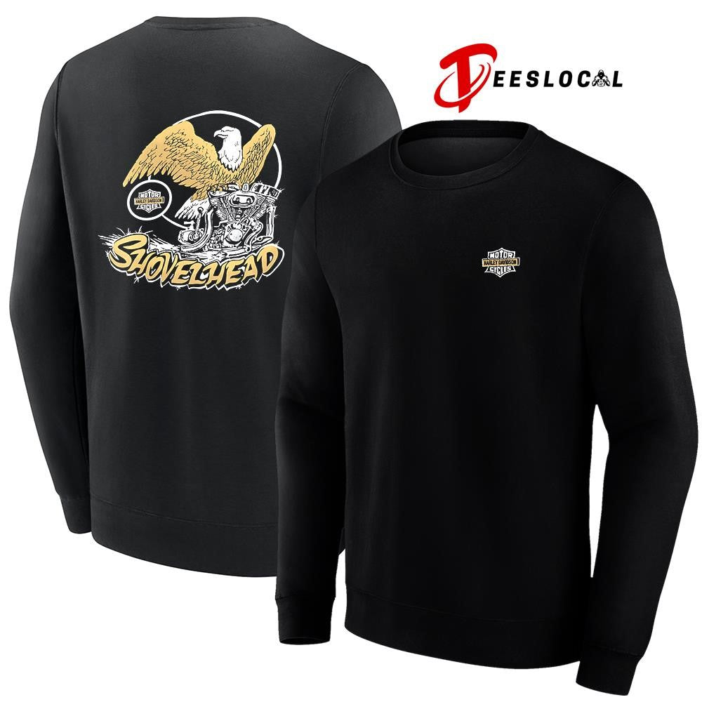 MotorHarleyDavidsonCiclesshovelheadeaglegraphicshirt Unisex