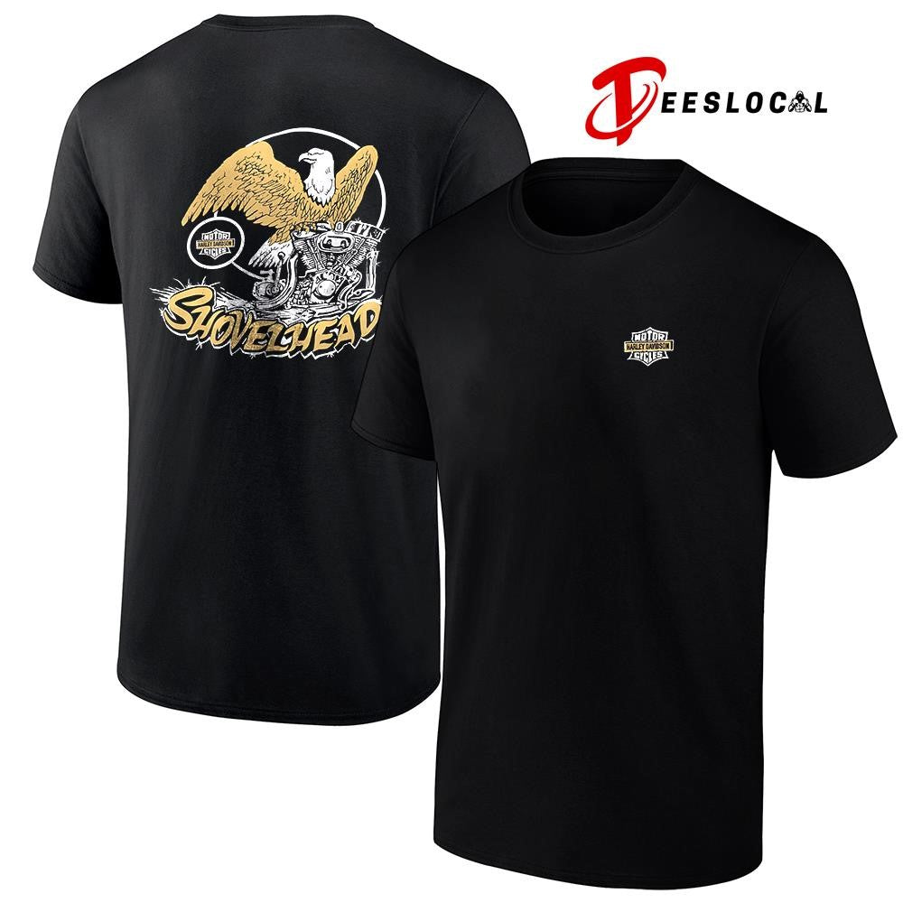 MotorHarleyDavidsonCiclesshovelheadeaglegraphicshirt Unisex