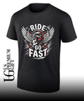 Motorcycle Rider Skull Helmet Ride Go Fast shirt Unisex