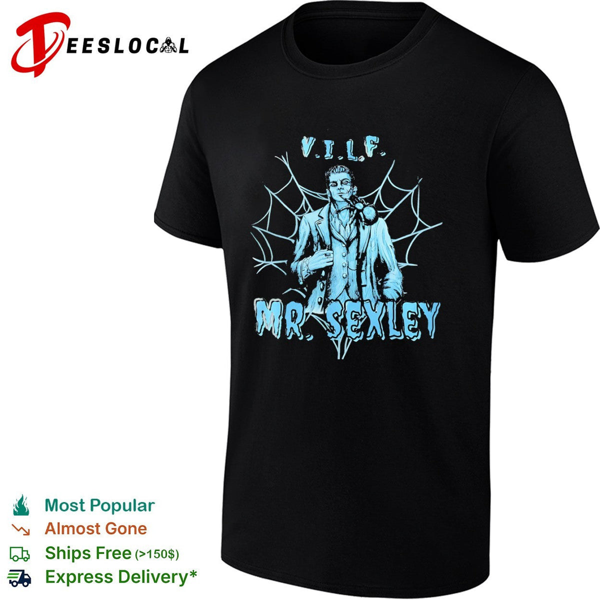 Mr Sexley VILF Spider shirt Unisex