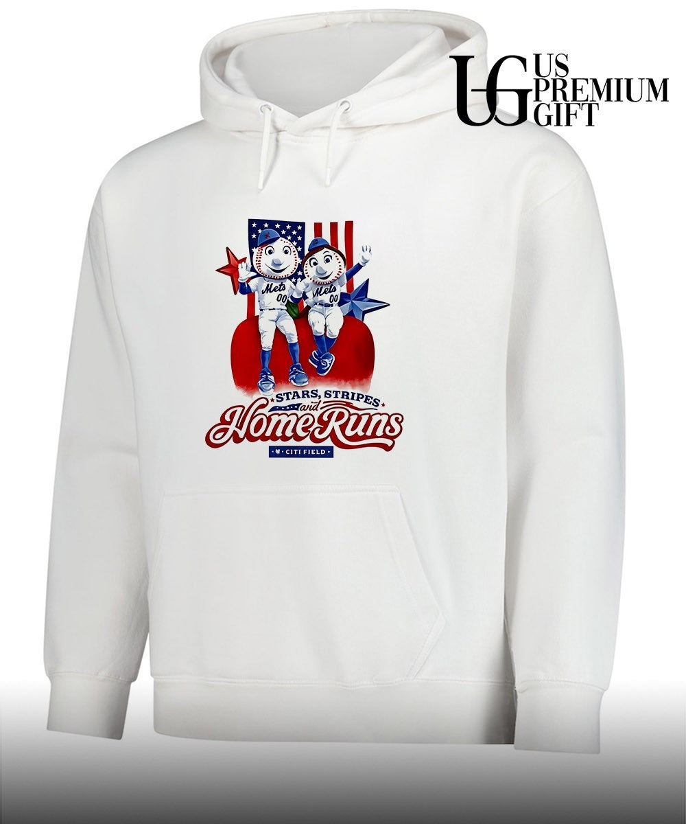 Mr. and Mrs. Met New York Mets Stars Stripes and Home Runs Citi Field shirt Unisex