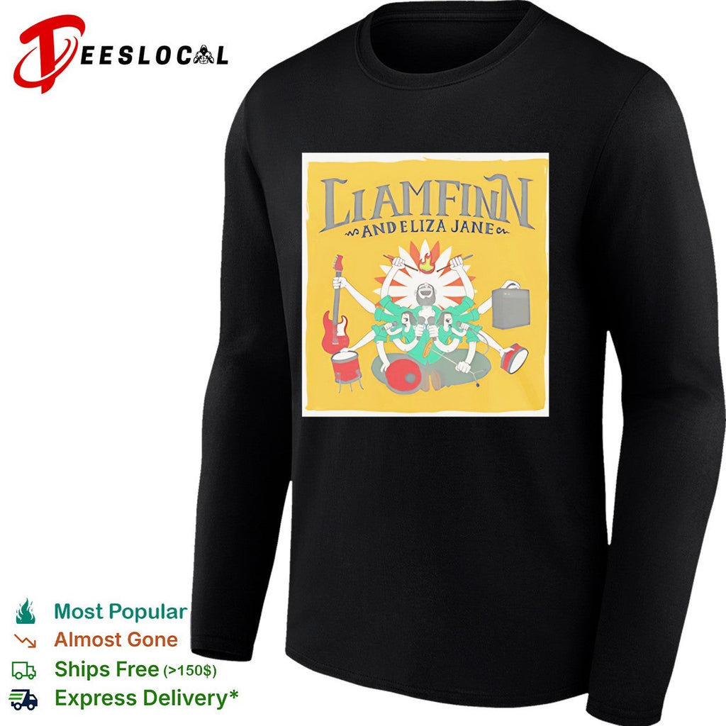 Multi-armed musician mandala concert duo colorful art shirt Unisex