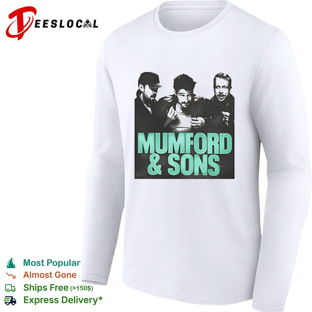 Mumford and Sons band photo portrait shirt Unisex