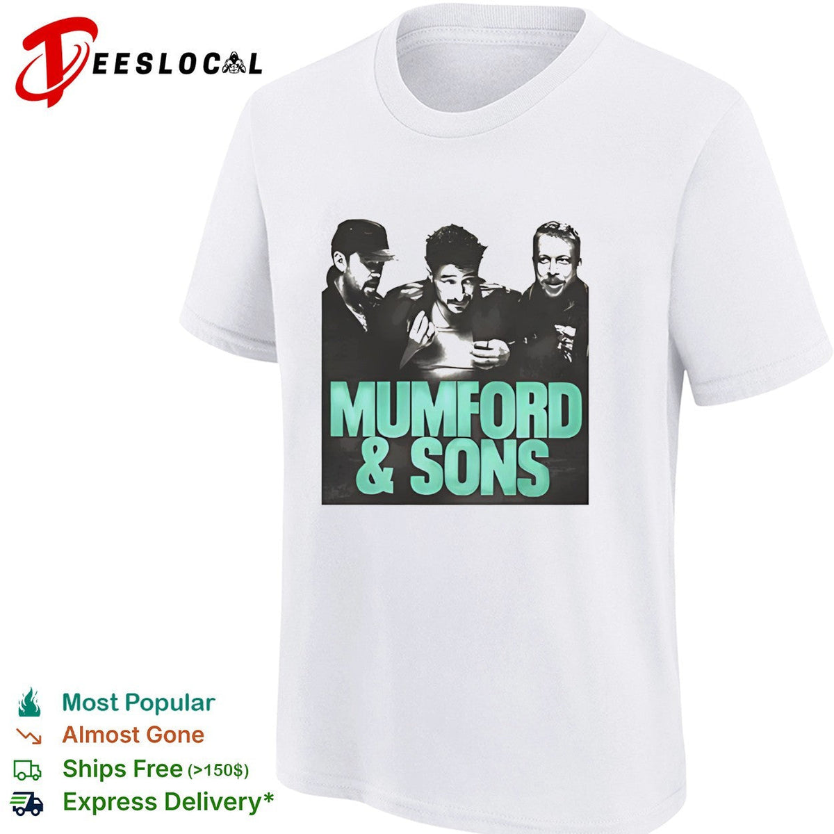 Mumford and Sons band photo portrait shirt Unisex