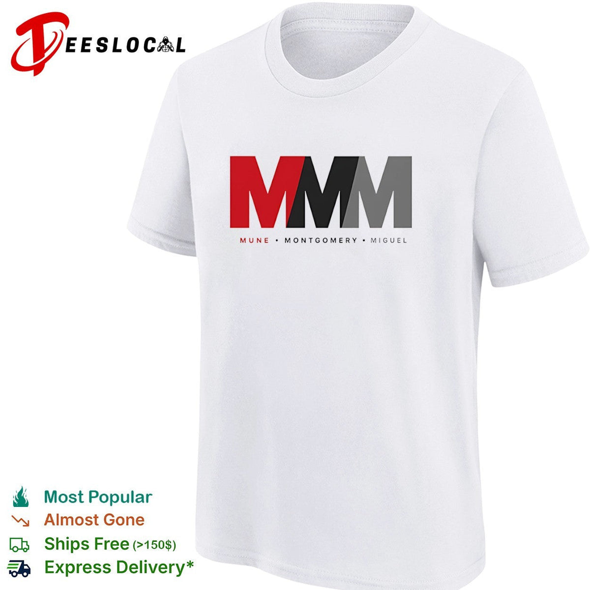 Mune Montgomery Miguel MMM Logo shirt Unisex