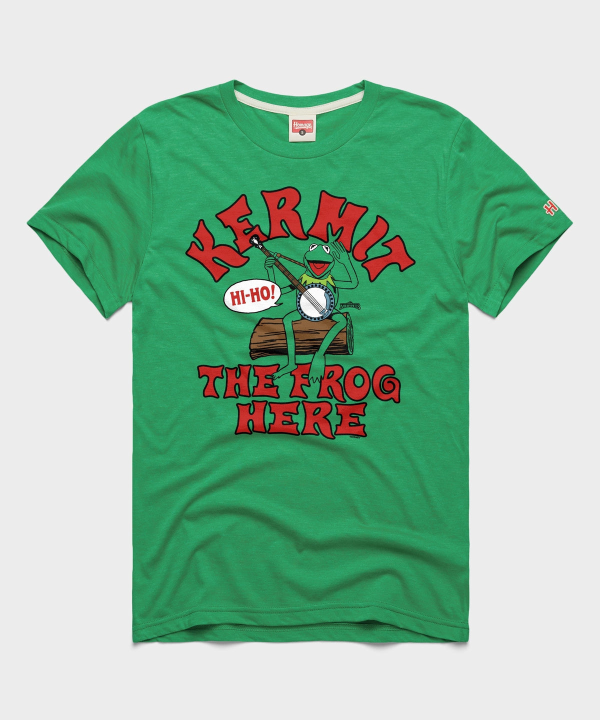 Muppets Kermit The Frog Here Unisex