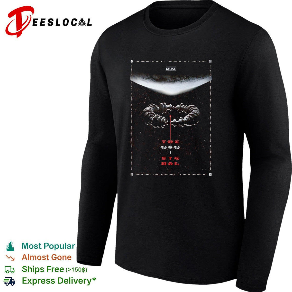 Muse the Wow signal space shirt Unisex