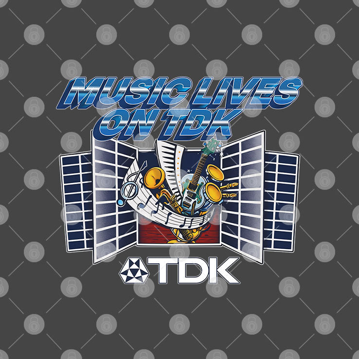 Music Lives On TDK T Shirt Unisex
