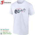 Music city guitar silhouette vintage badge shirt Unisex