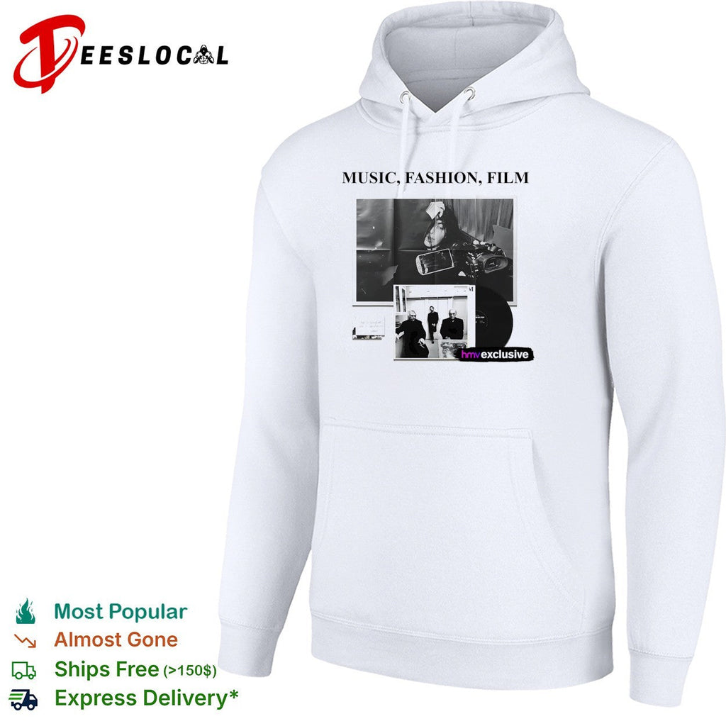 Music fashion film poster collage HMV exclusive vinyl shirt Unisex