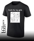 Musical Notes Curls for my girls shirt Unisex