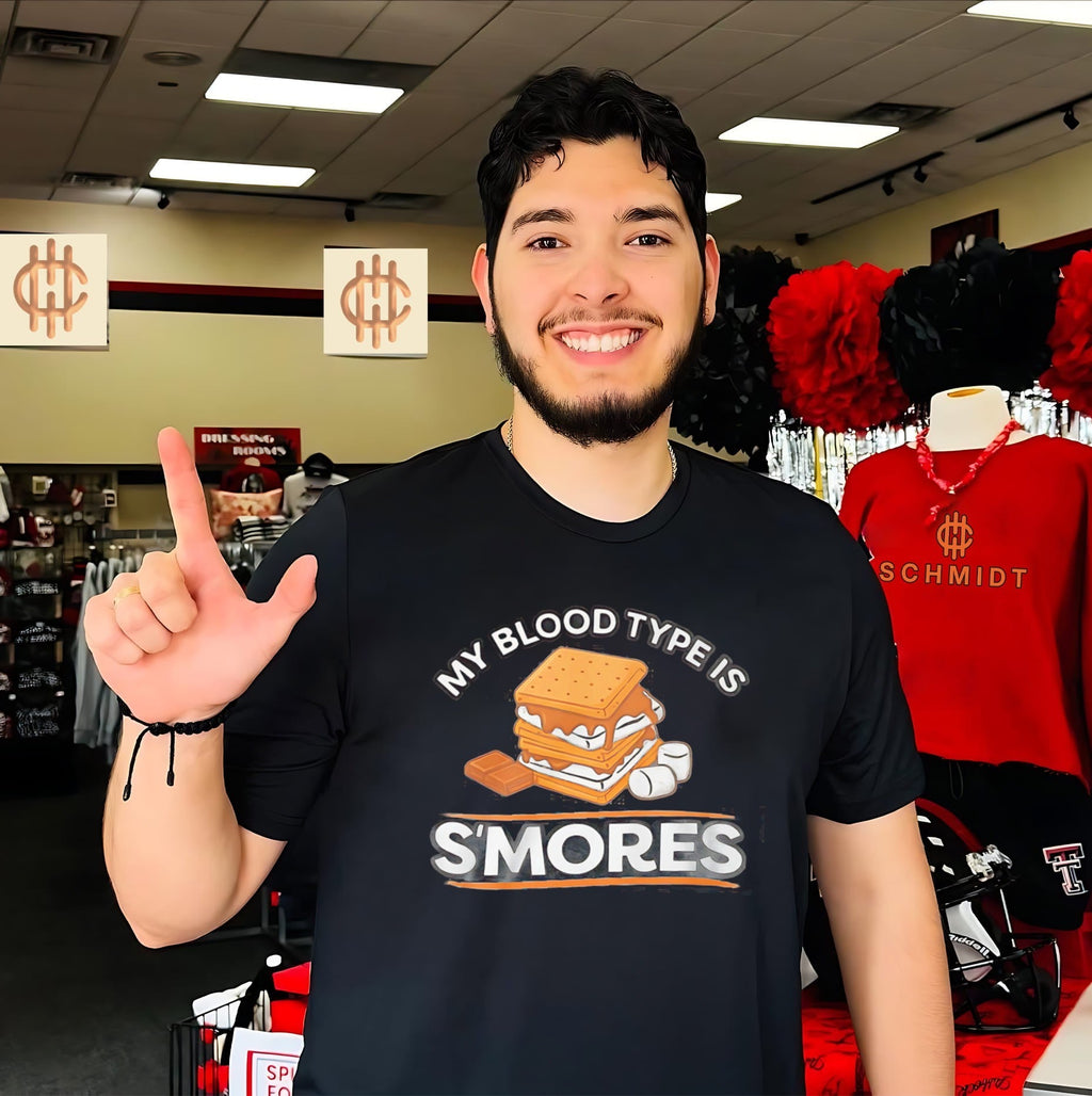My Blood Type Is S’mores Shirt Unisex