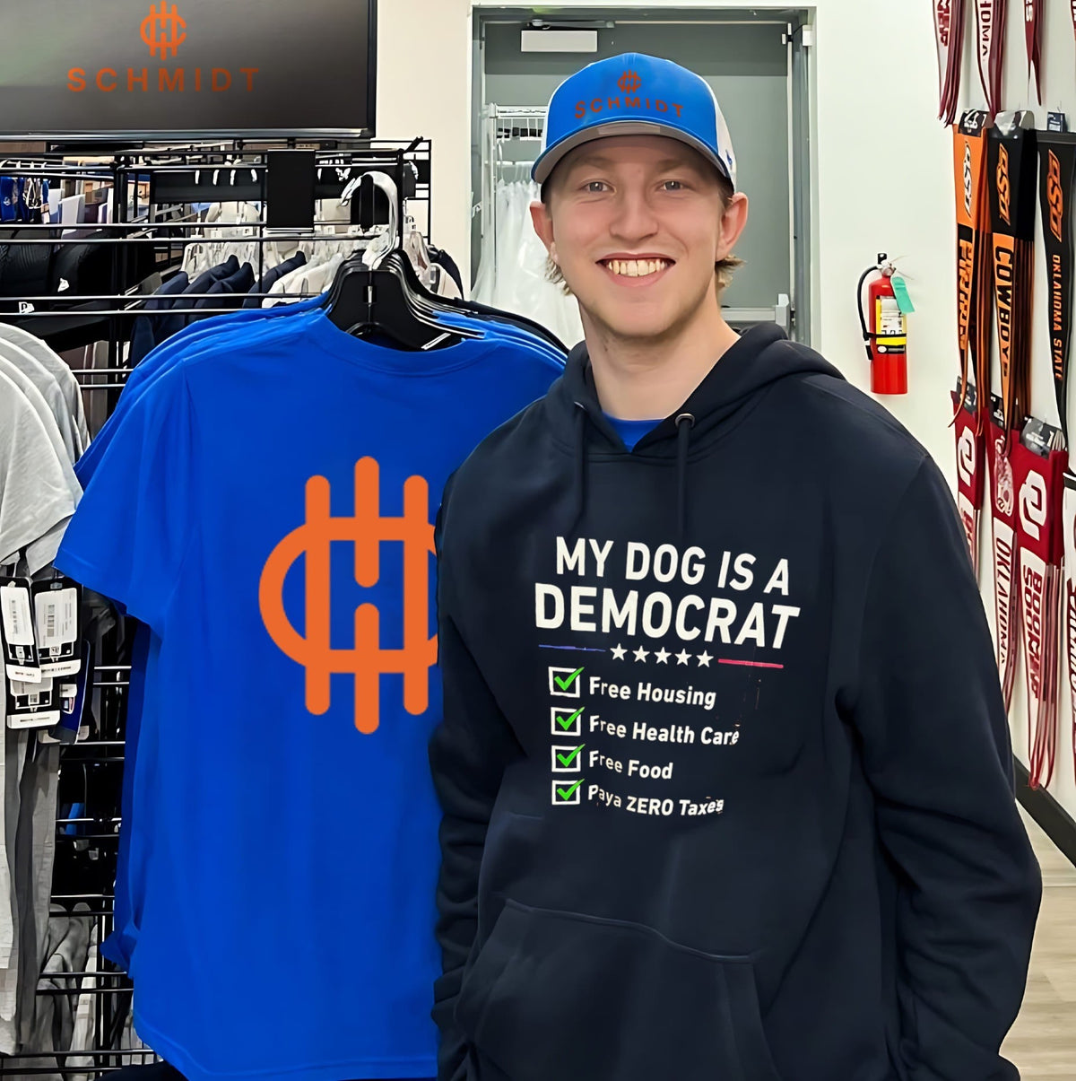 My Dog Is a Democrat Free Housing Health Care Food and Zero Taxes shirt Unisex