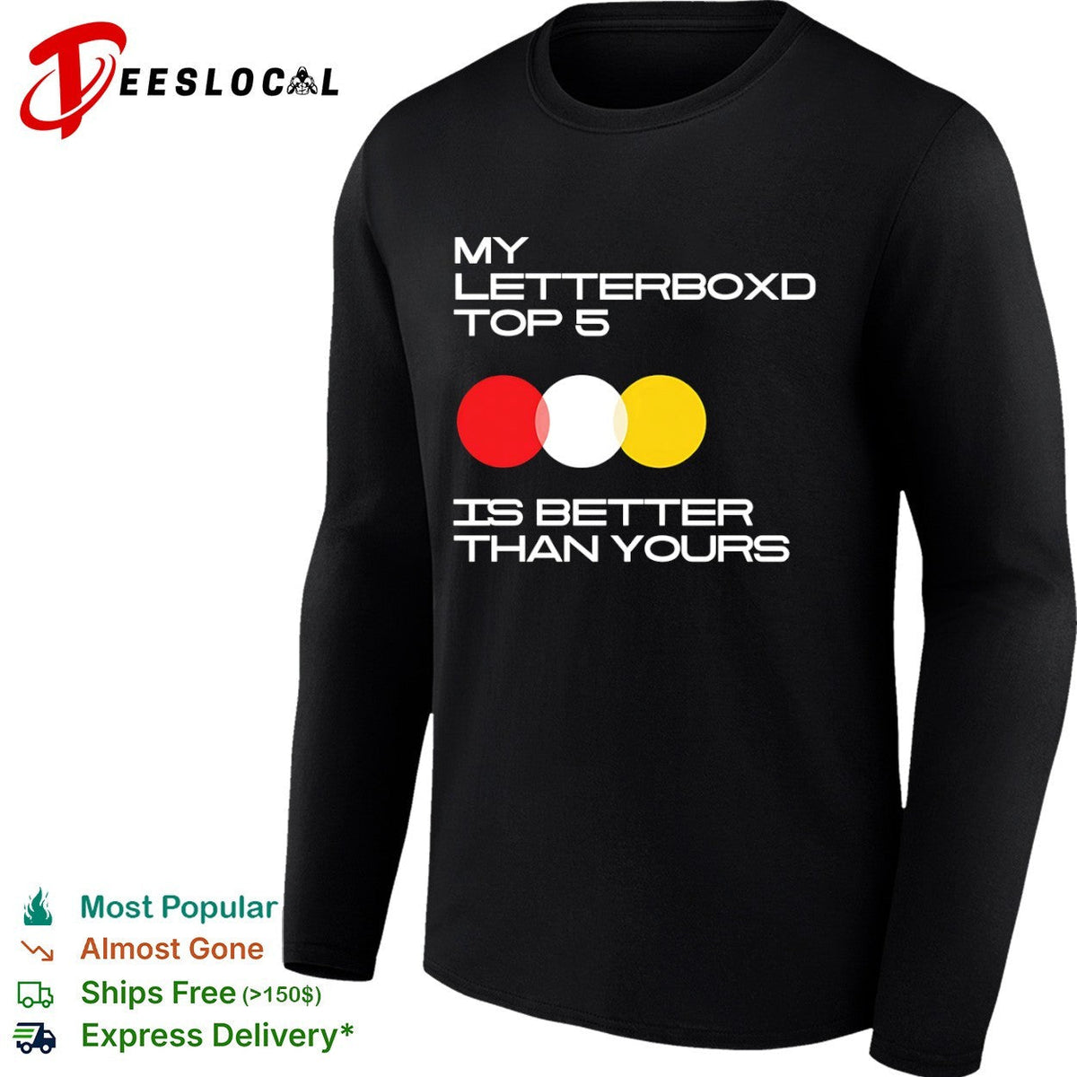 My Letterboxd Top 5 is better than yours film critic cinephile community shirt Unisex